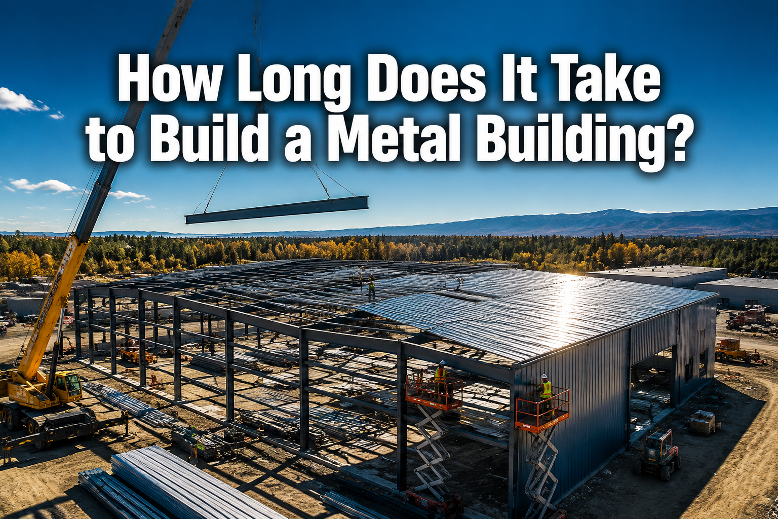 How Long It Takes to Build a Metal Building: A Complete Timeline Guide