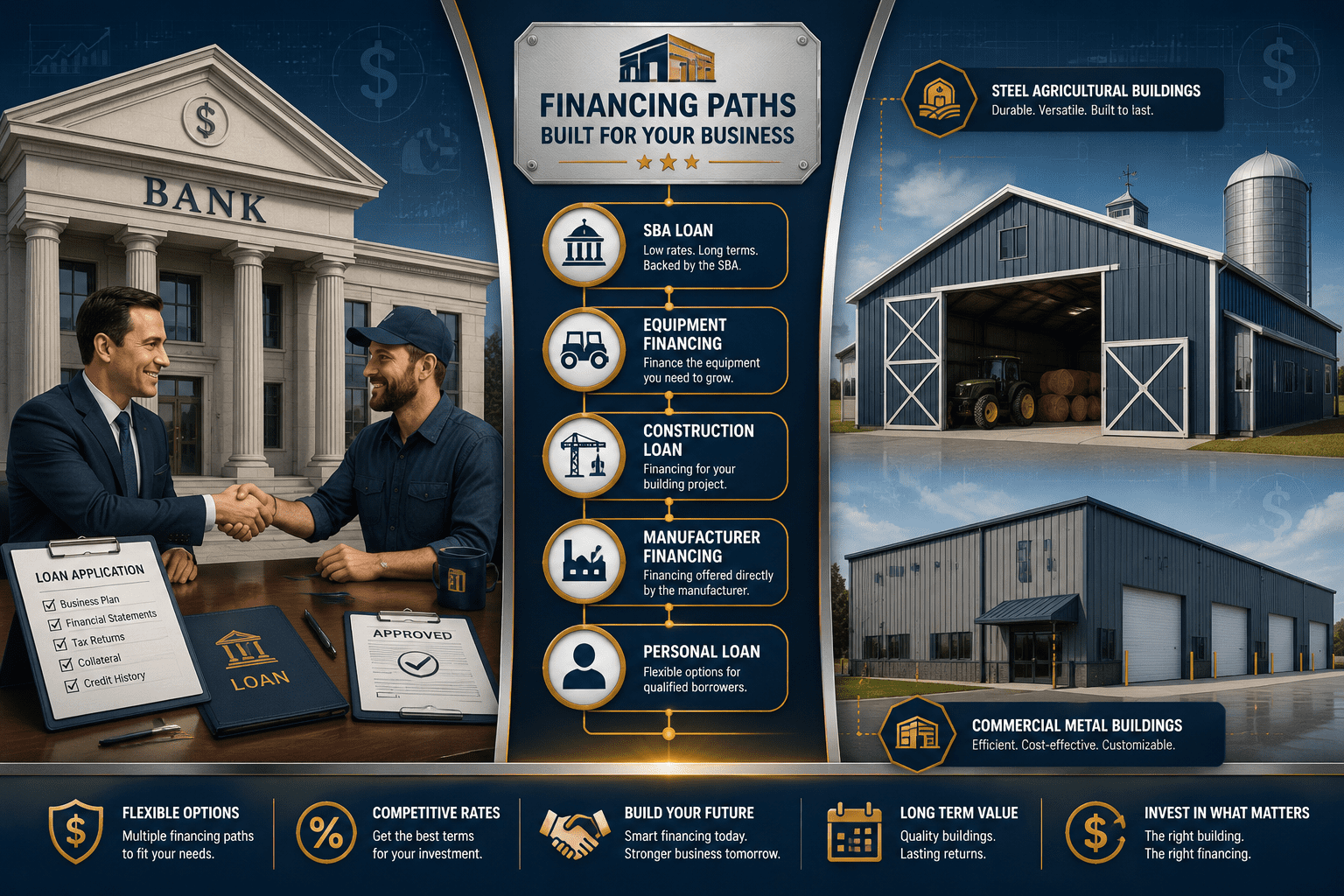 metal building financing options