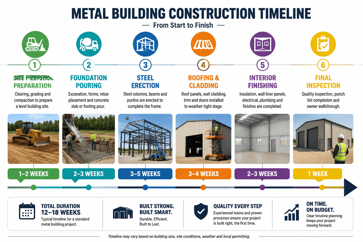How long does it take to build a metal building