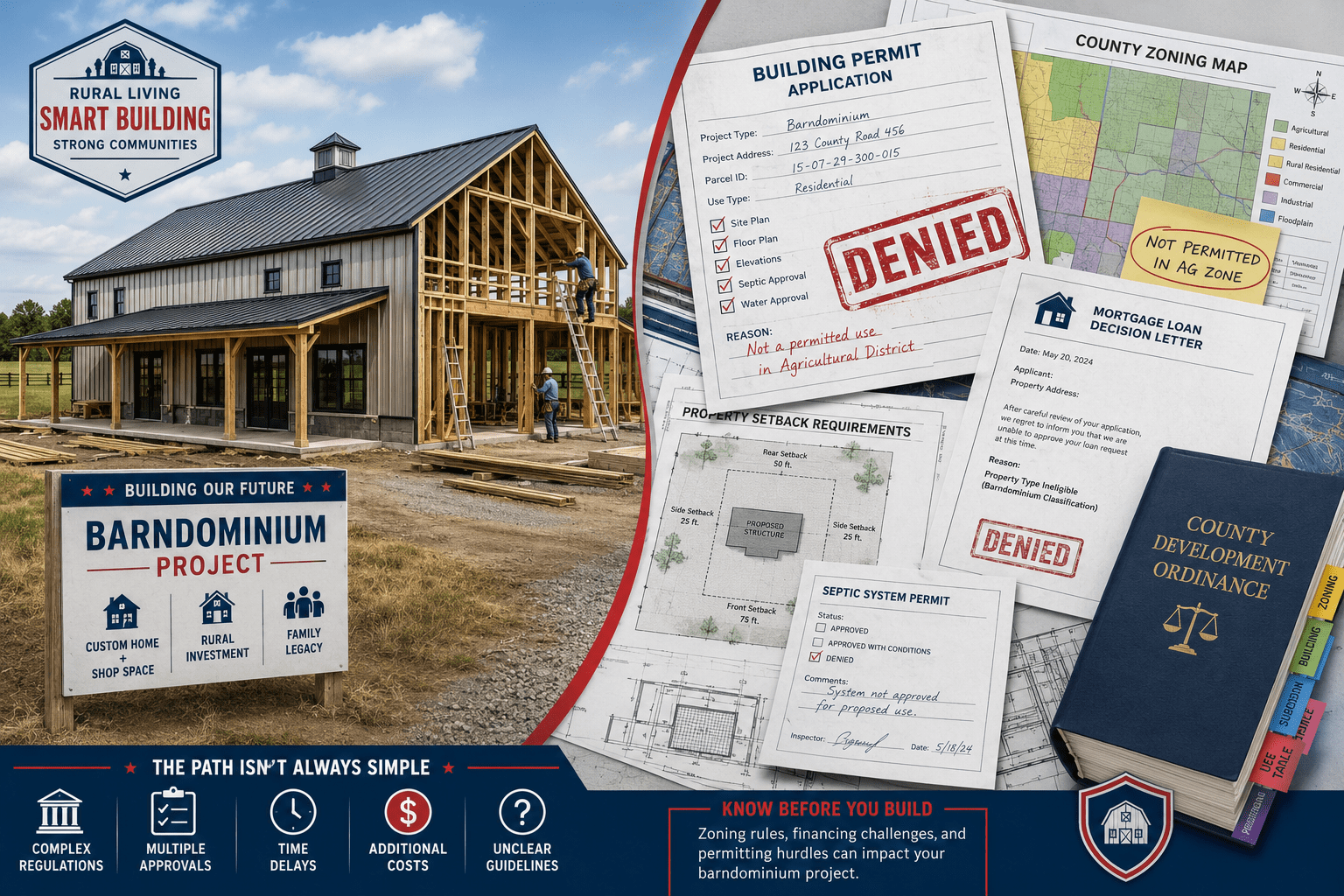 Legal issues with Barndominiums