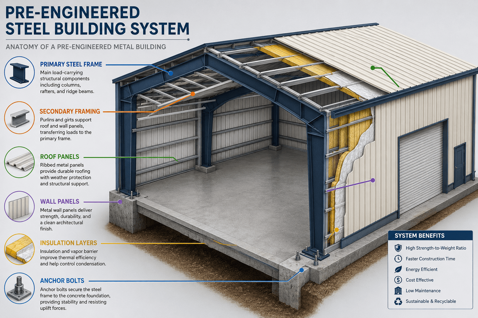 Pre-engineered steel buildings explained