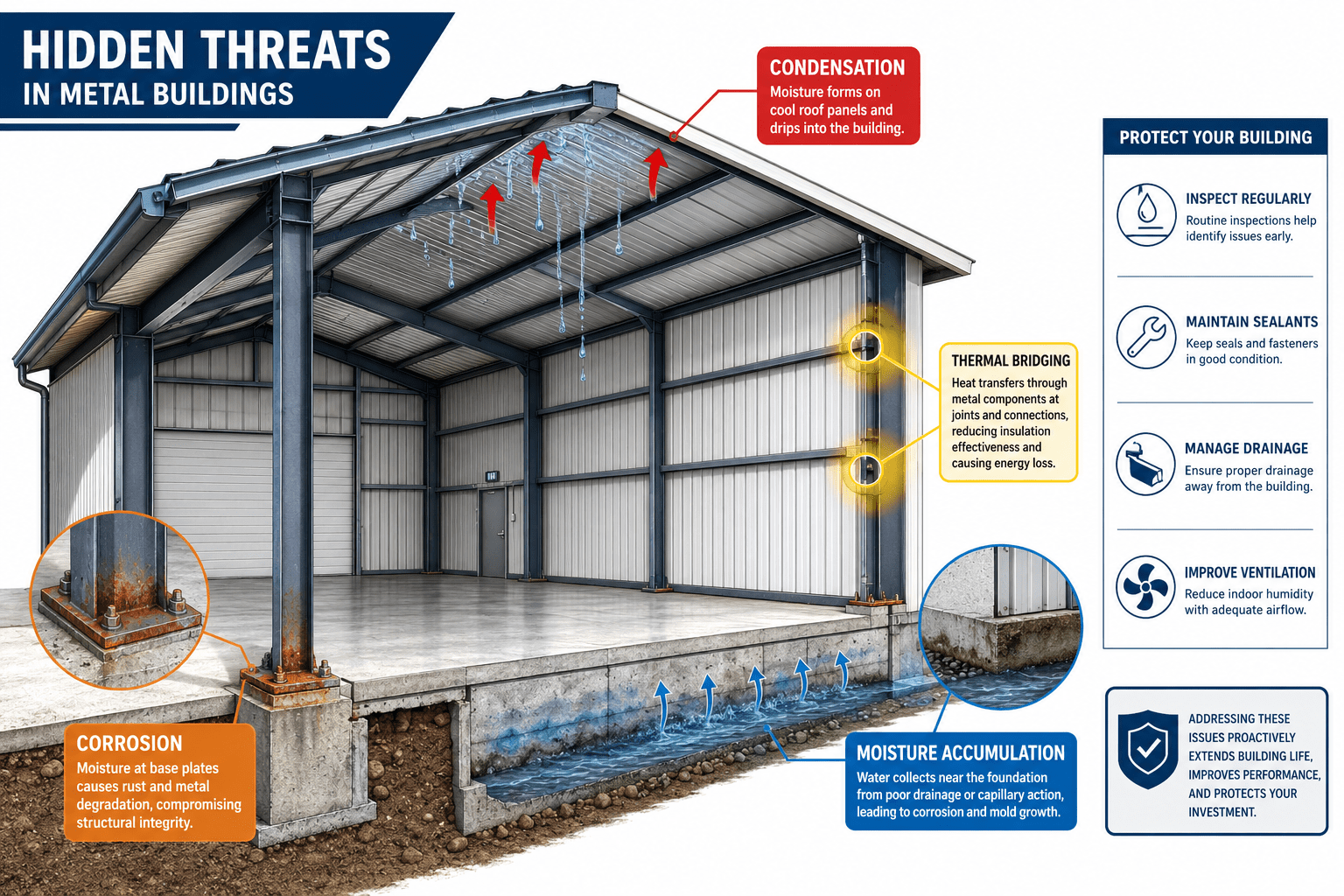 Metal buildings problems and mistakes to avoid