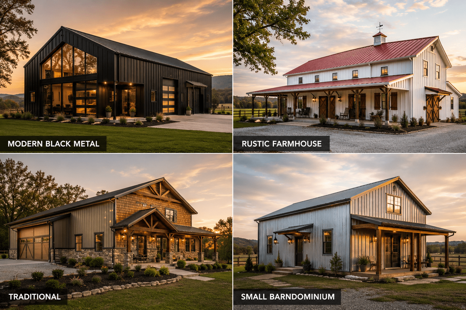 Barndominium exterior ideas