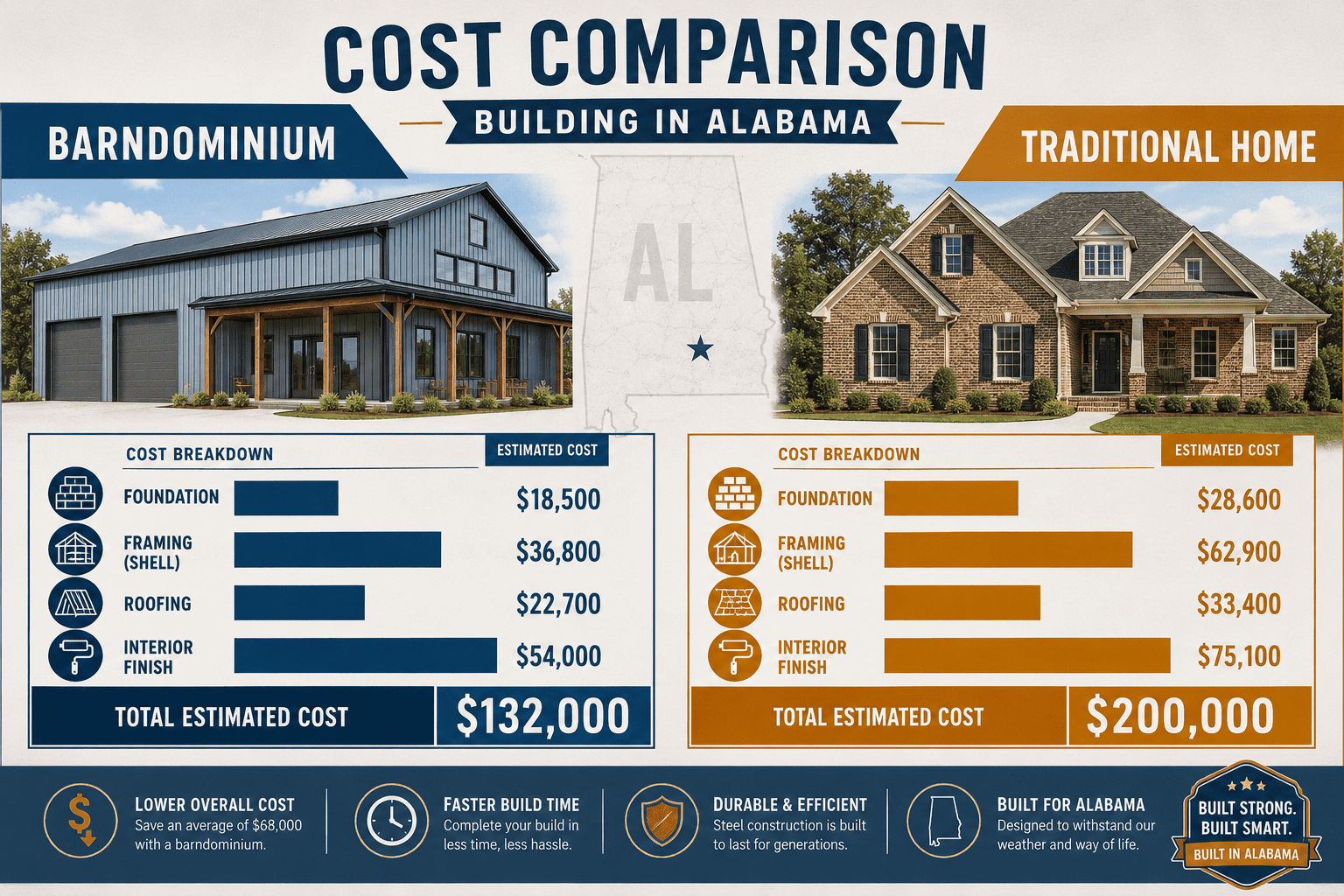 Barndominiums in Alabama