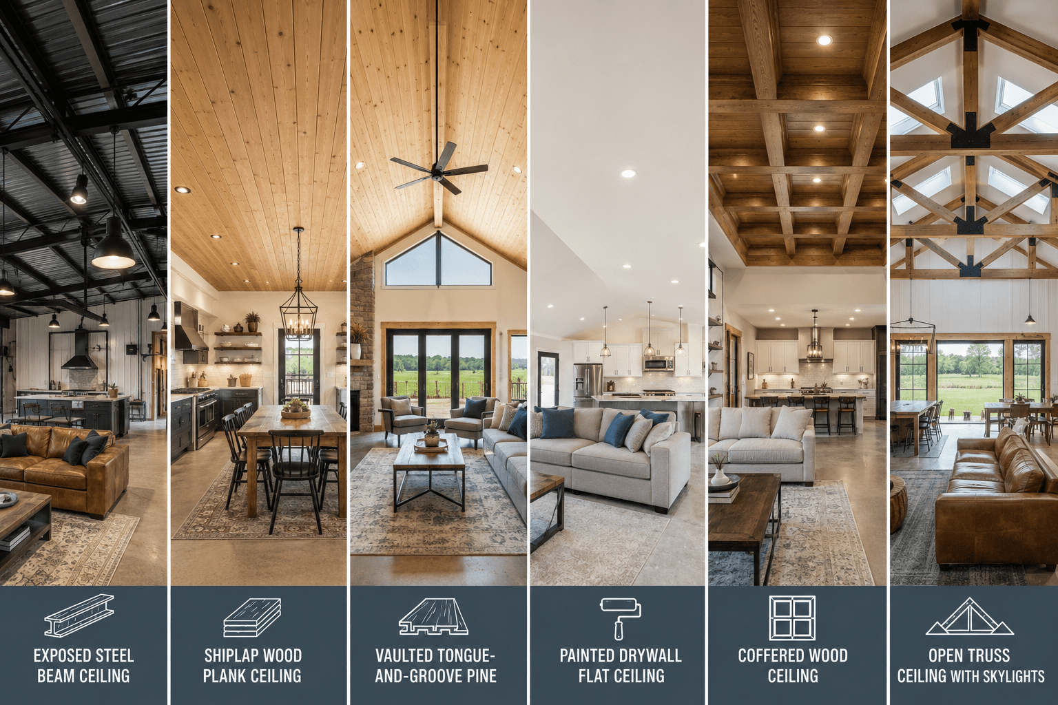 Barndominium ceiling ideas