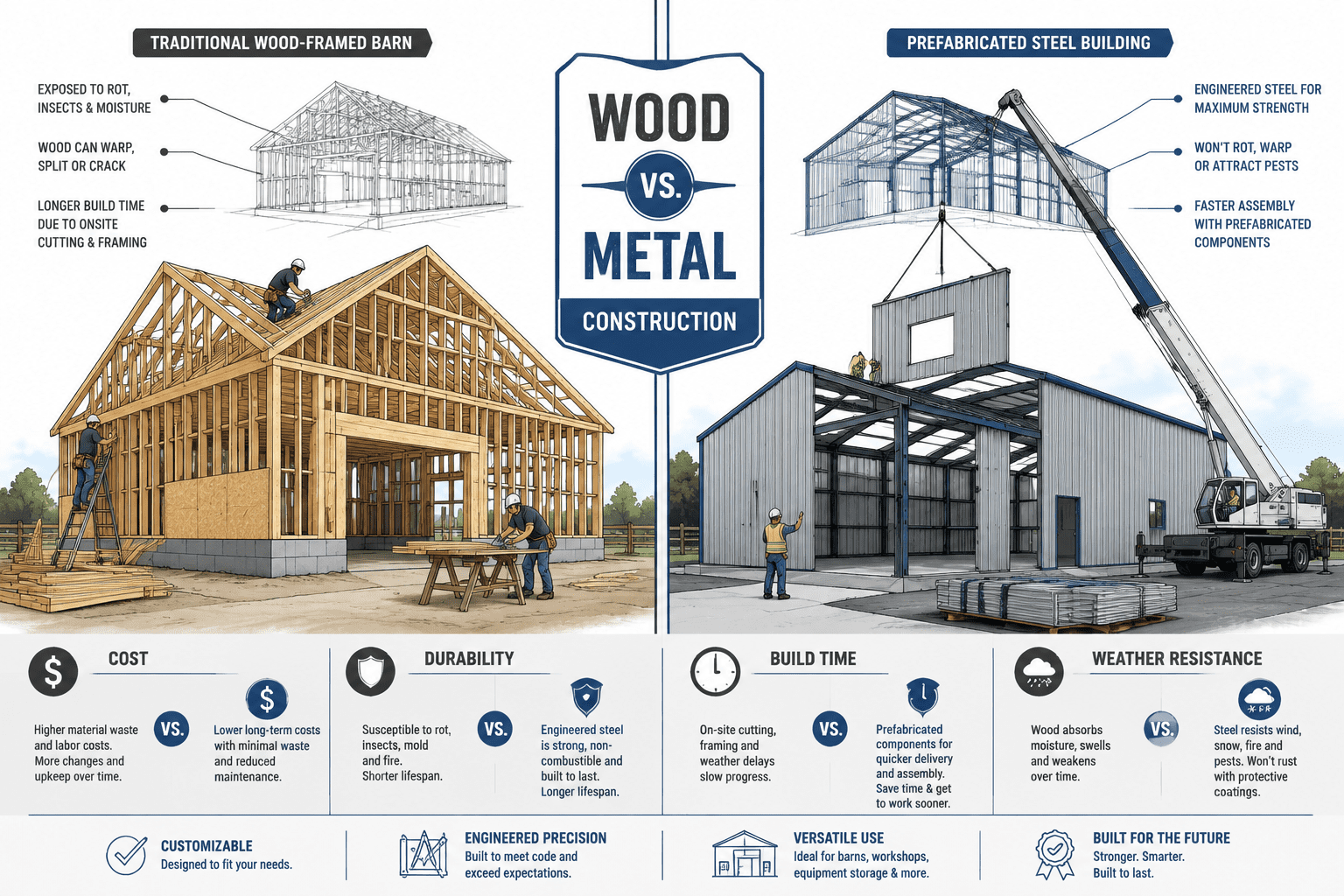 Custom metal buildings faqs