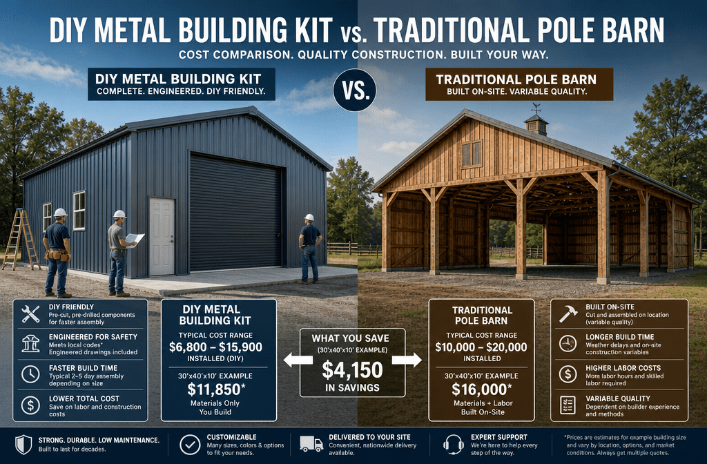 DIY metal building kits faqs