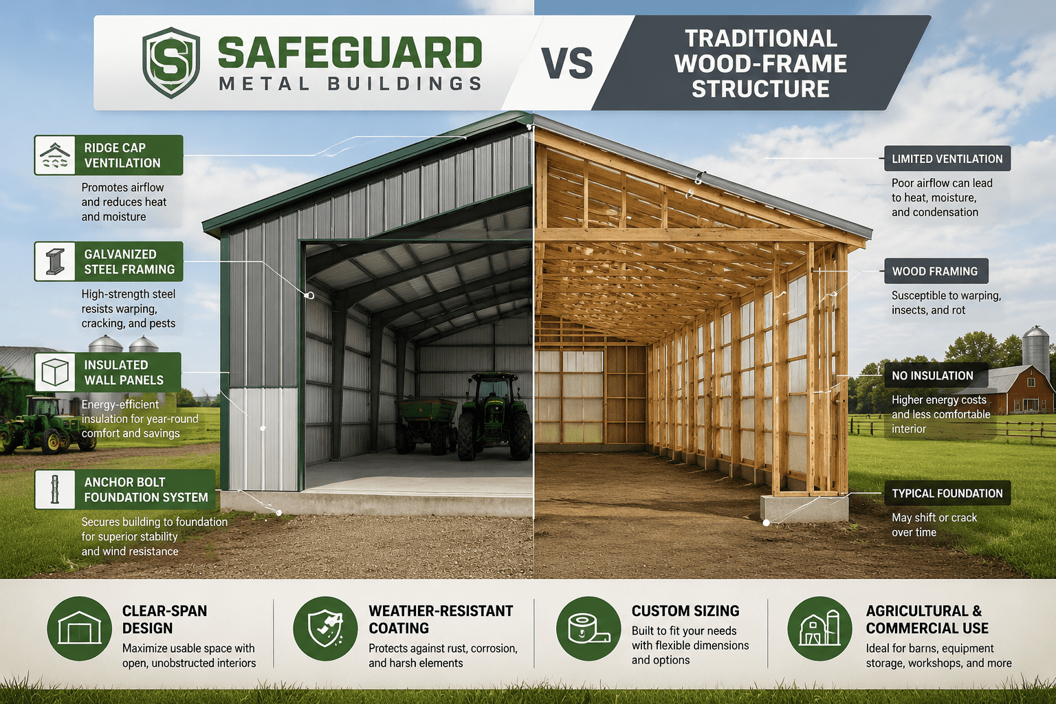 Safeguard Metal Buildings FAQs