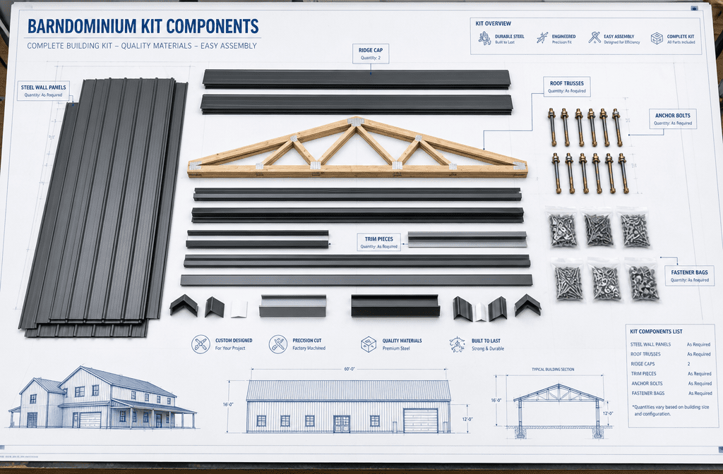 What do Barndominium kits include