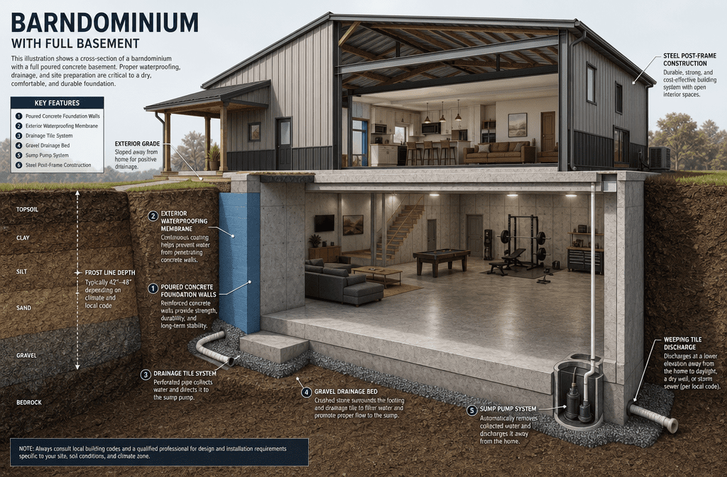 Do barndominiums have basements