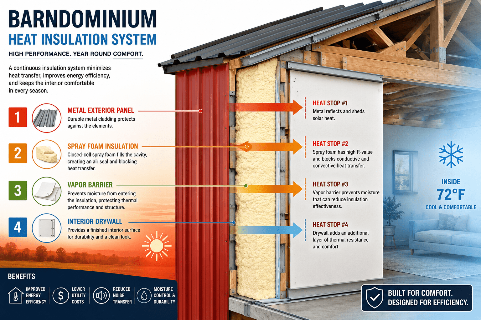 Do barndominiums get hot