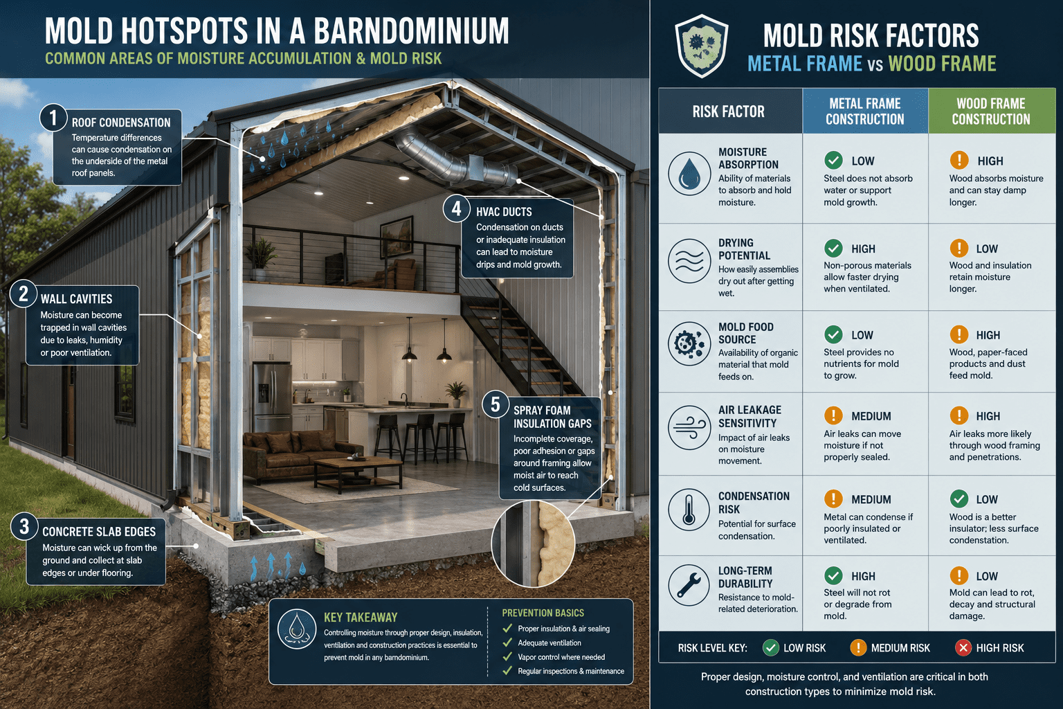Do Barndominiums have mold issues
