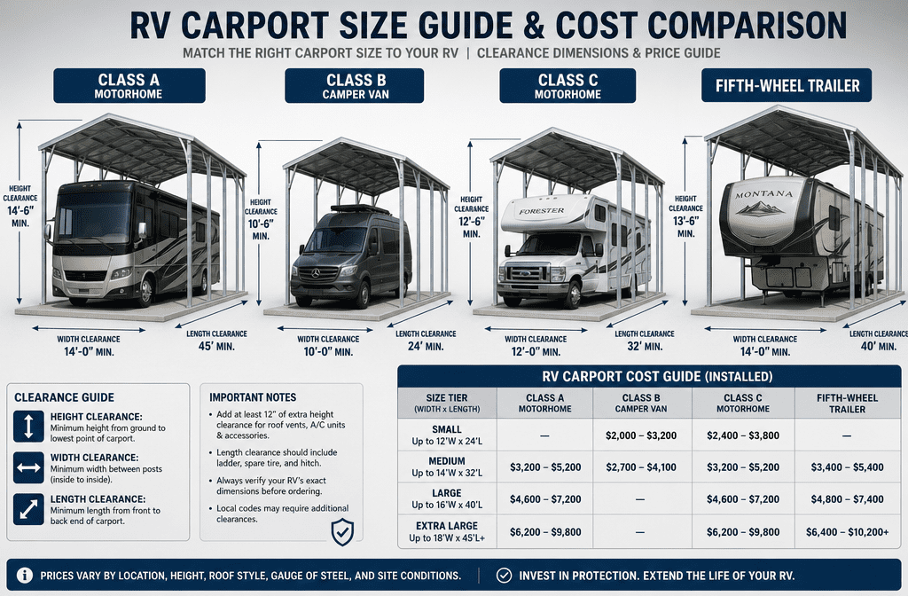 Metal carports for motor homes faqs
