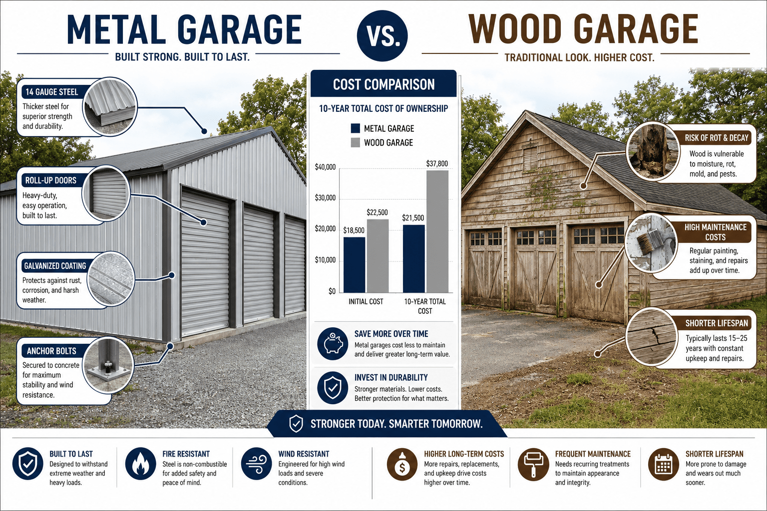 3 car metal garage faqs